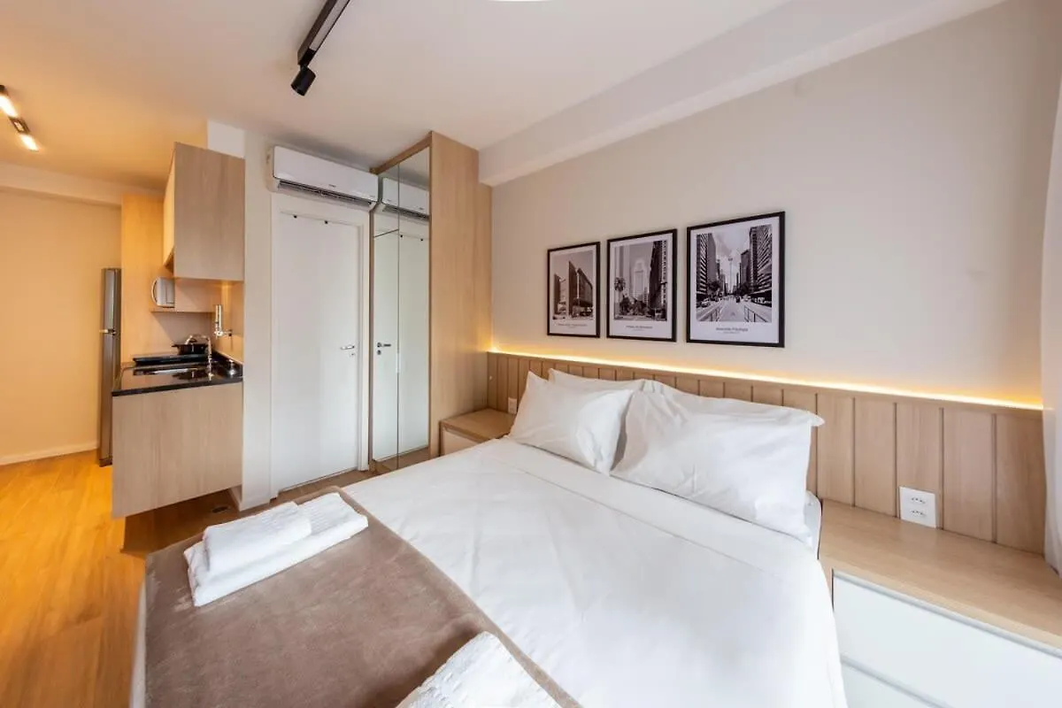 Apartmán Bhomy Brooklin - Piscina Com Vista De Sampa Go61B São Paulo