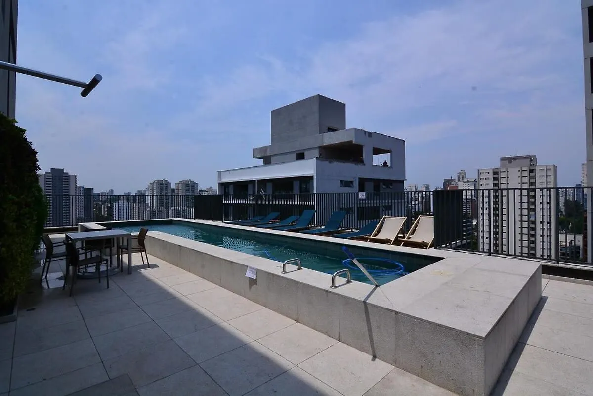 Apartmán Bhomy Brooklin - Piscina Com Vista De Sampa Go61B São Paulo Brazílie