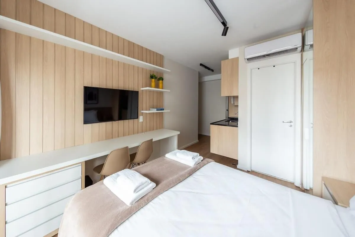 Apartmán Bhomy Brooklin - Piscina Com Vista De Sampa Go61B São Paulo Brazílie