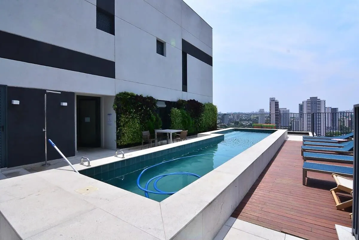Apartmán Bhomy Brooklin - Piscina Com Vista De Sampa Go61B São Paulo