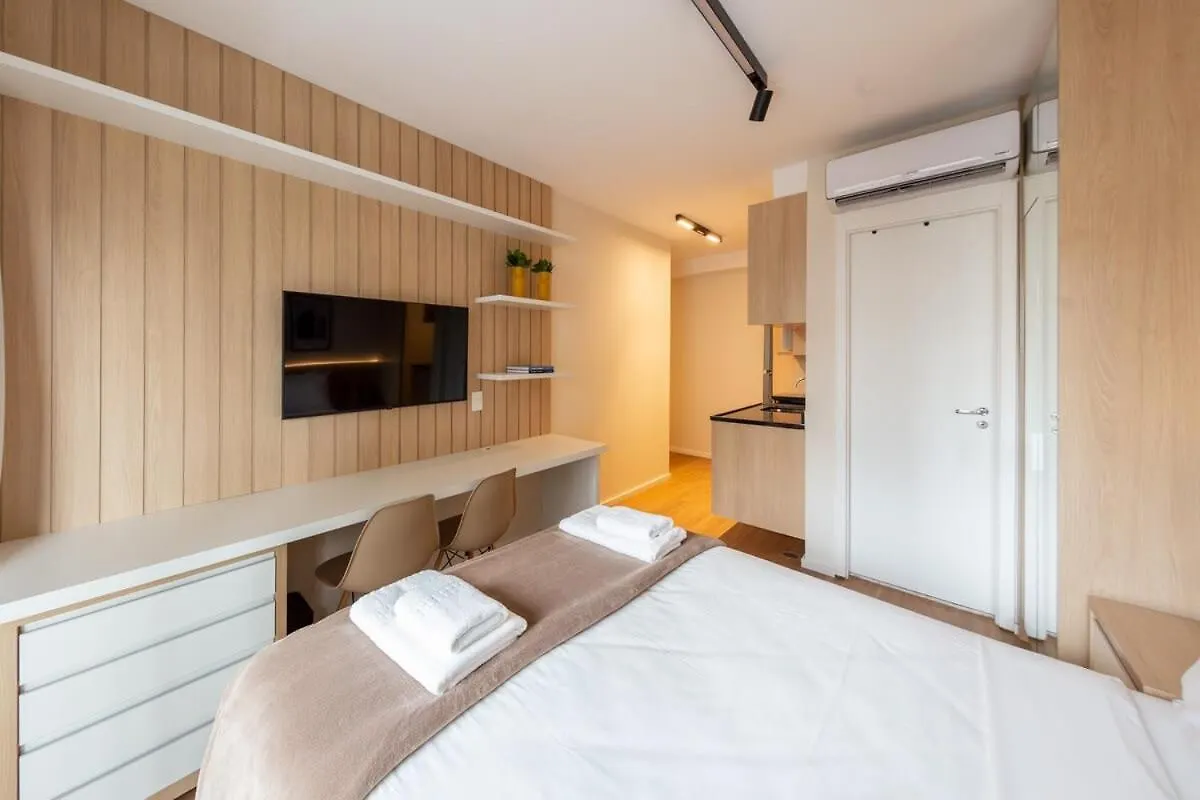 Apartmán Bhomy Brooklin - Piscina Com Vista De Sampa Go61B São Paulo