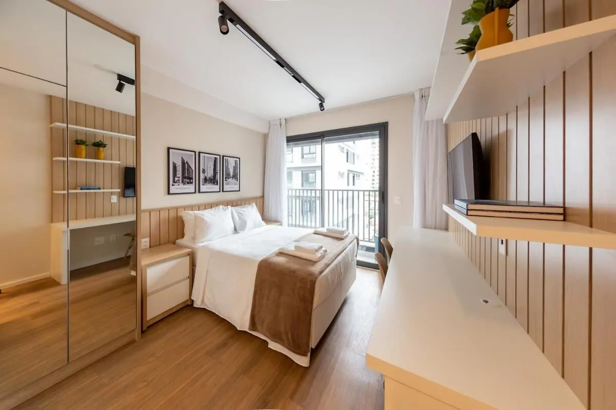 Apartmán Bhomy Brooklin - Piscina Com Vista De Sampa Go61B São Paulo