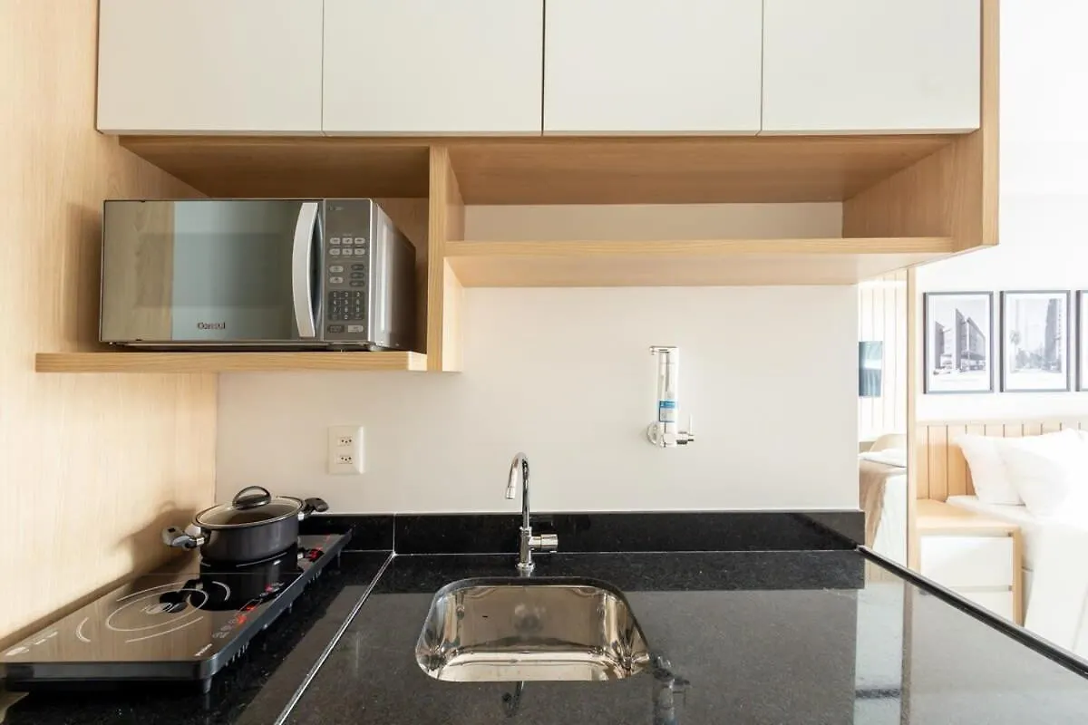 Apartmán Bhomy Brooklin - Piscina Com Vista De Sampa Go61B São Paulo